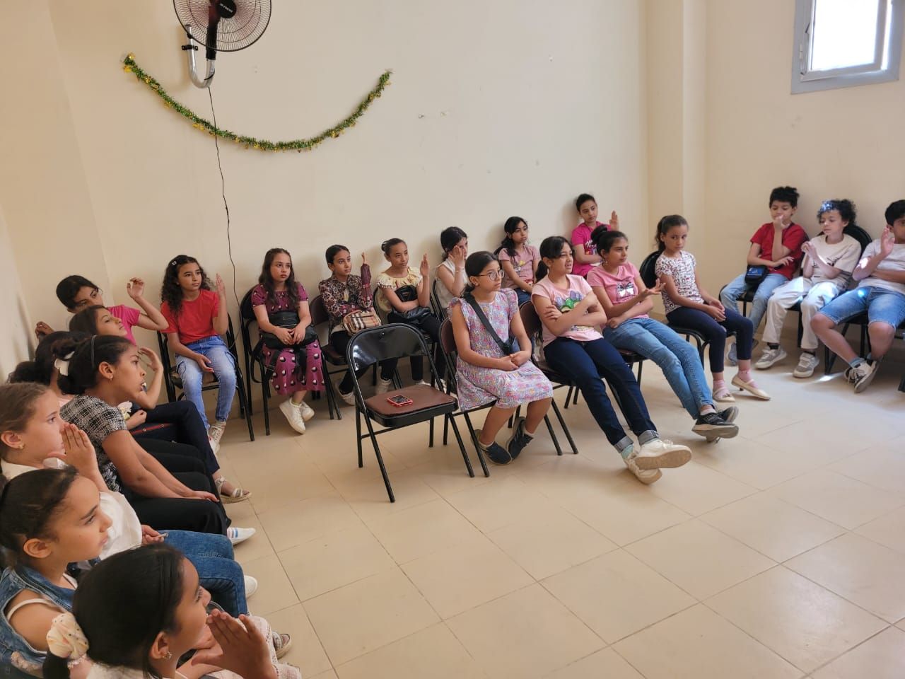 Kids from The Evangelical Church in 10th of Ramadan City