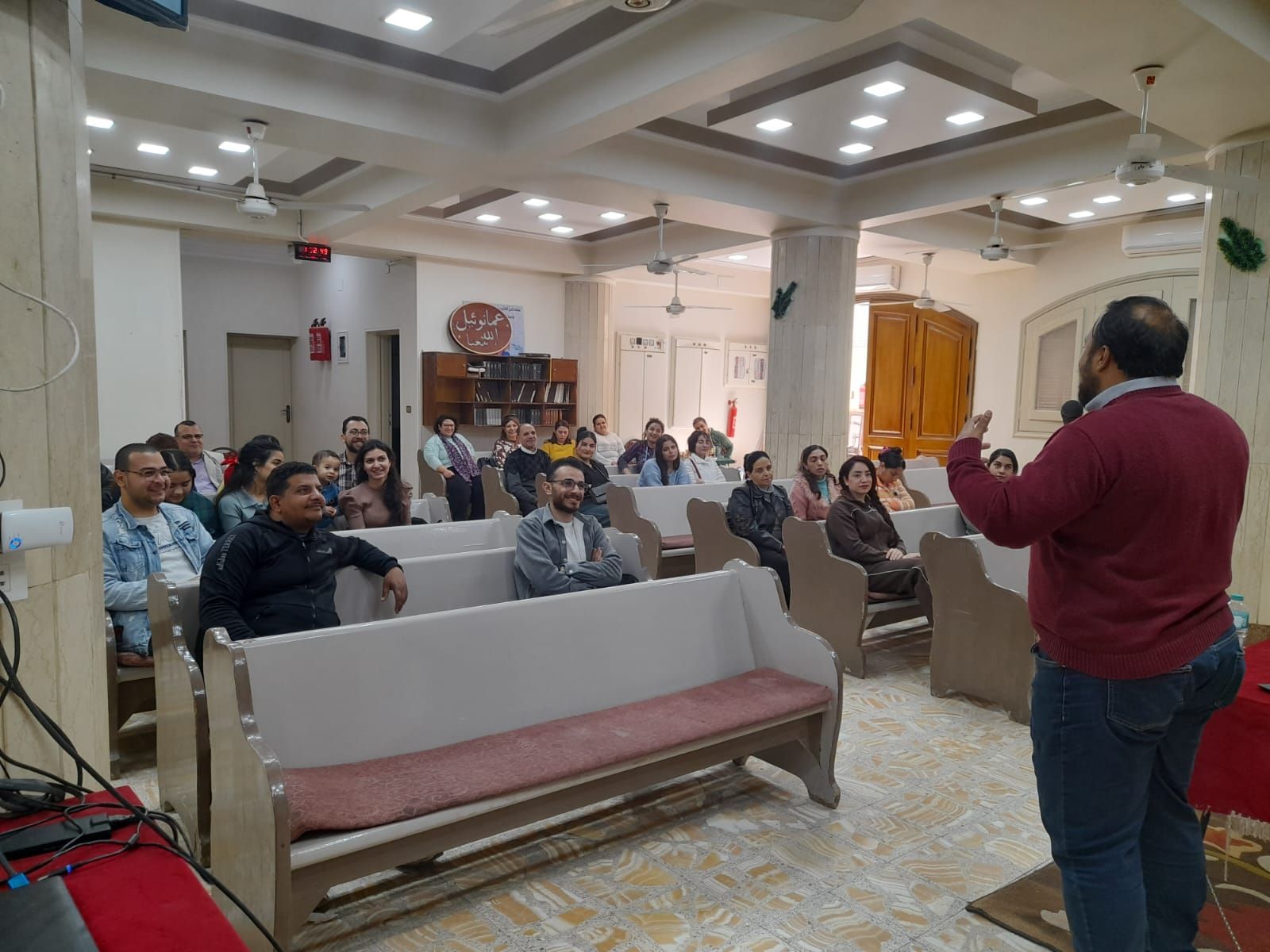 A training session for leaders at the Evangelical Church in Fayoum