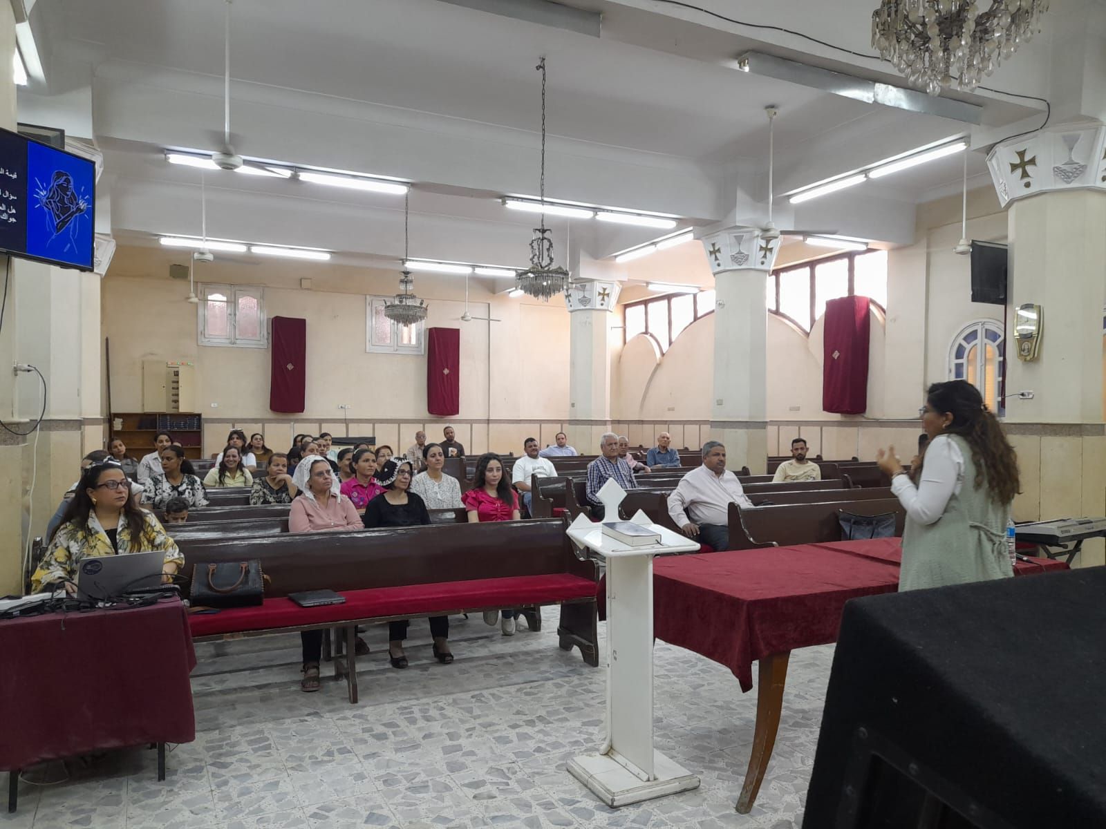 A training session for church leaders at Assyut